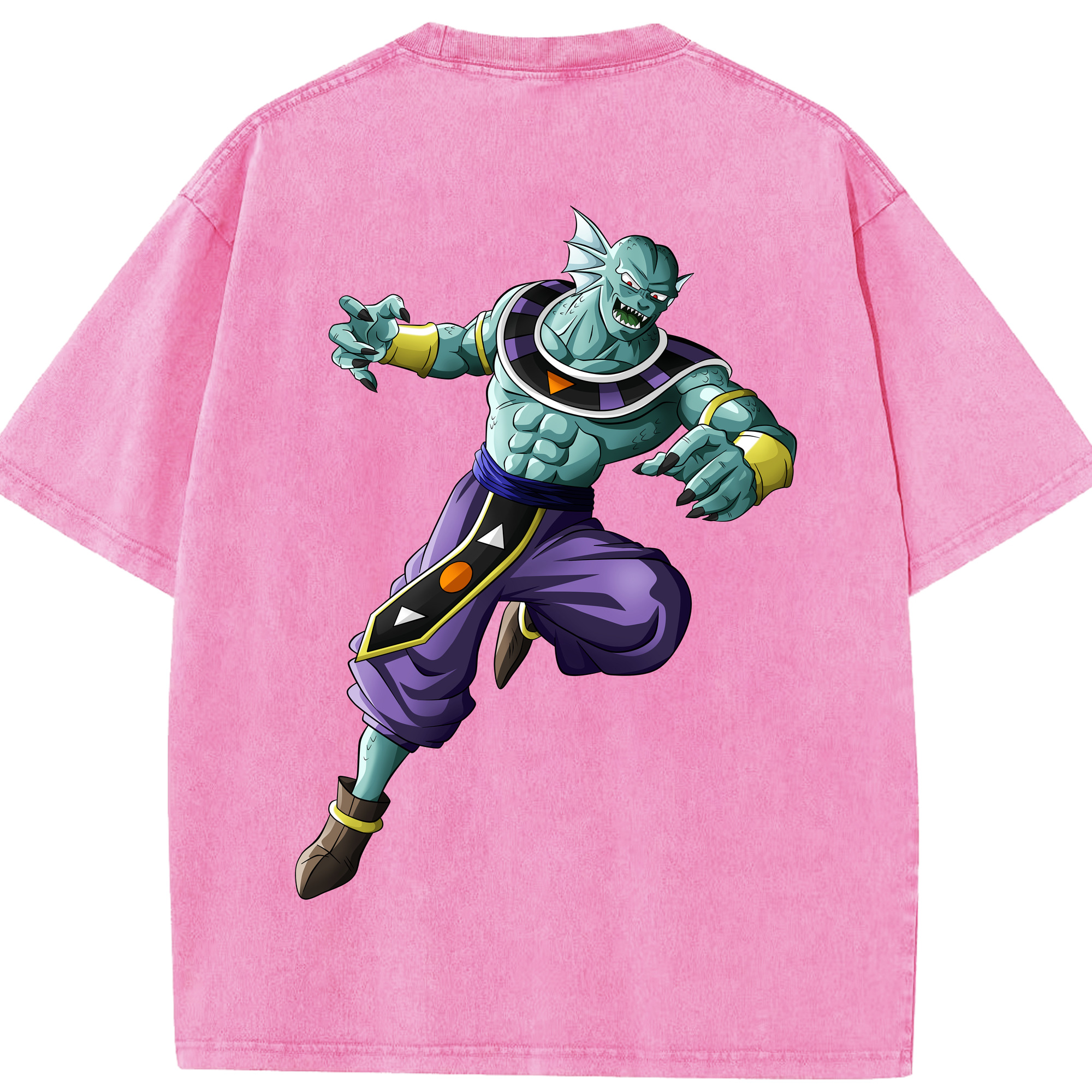 （画像用） ドラゴンボール DRAGON BALL 綿100% ヴィンテージ風 半袖Tシャツ（背面プリント）